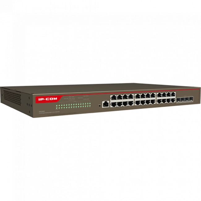 Коммутатор IP-COM G5328X (1000 Base-TX (1000 мбит/с), 4 SFP порта)