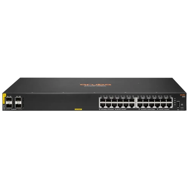Коммутатор HPE Aruba 6100 JL677A#ABB (1000 Base-TX (1000 мбит/с), 4 SFP порта)