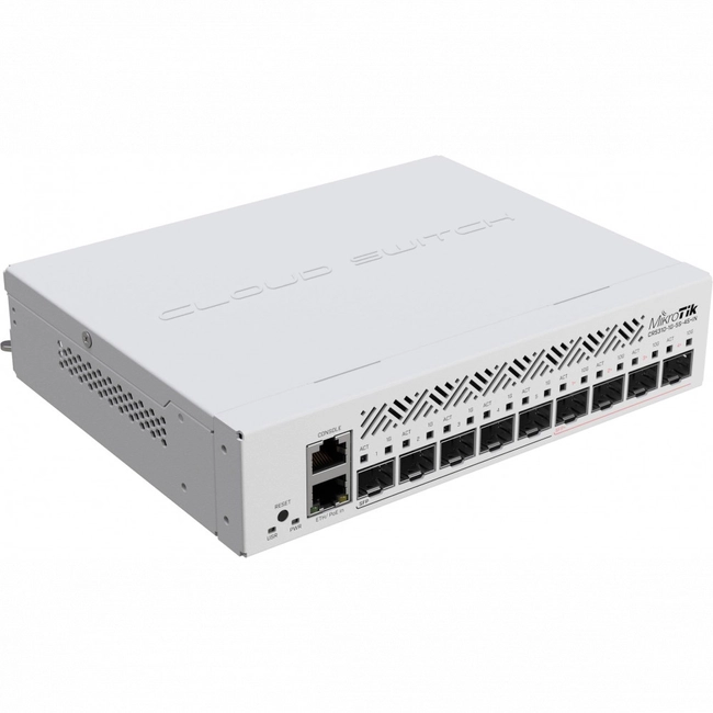 Коммутатор Mikrotik Cloud Router Switch CRS310-1G-5S-4S+IN (1000 Base-TX (1000 мбит/с), 4 SFP порта)