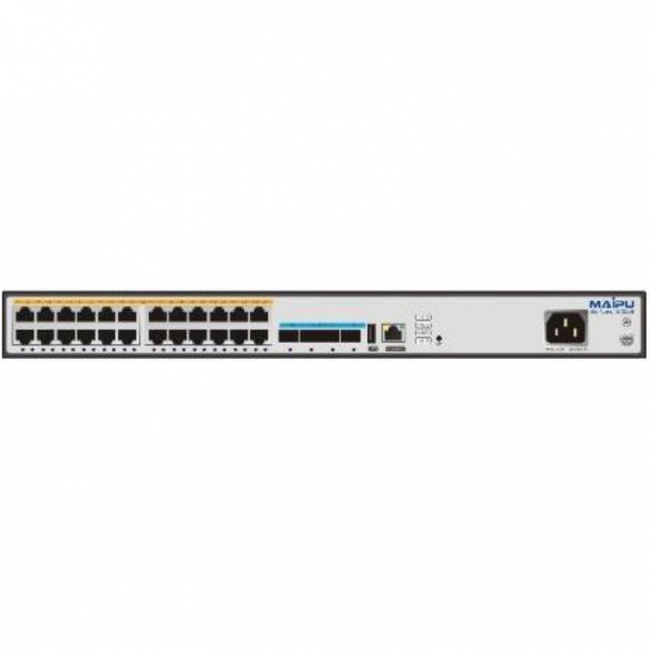 Коммутатор Maipu S3230-28TXP-AC 22200420 (10 GBase-T (10000 мбит/с), 4 SFP порта)