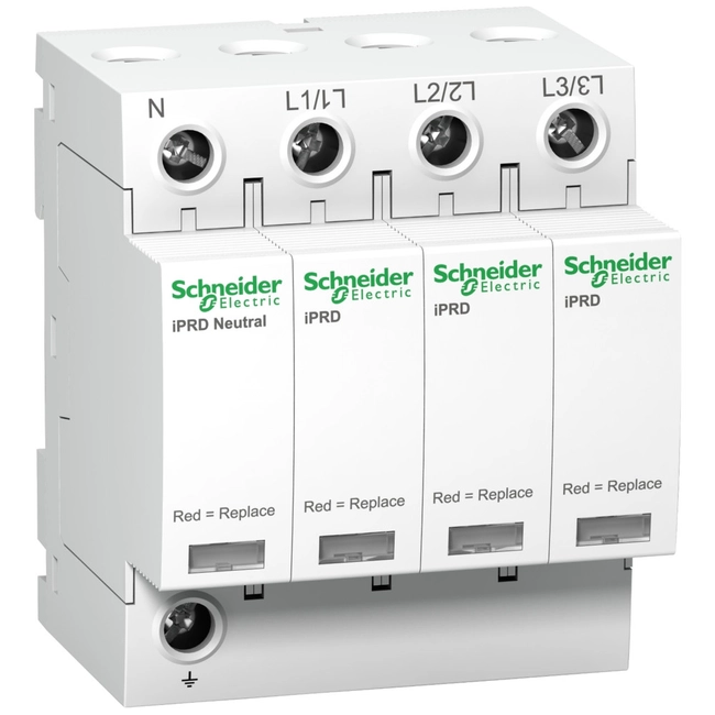 Schneider Electric IPRD40 modular surge arrester - 3P + N - 350V A9L40600