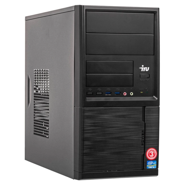 Персональный компьютер iRU Office 312 1122540 (Pentium, G4560, 3.5, 8 Гб, SSD, Windows 10 Pro)