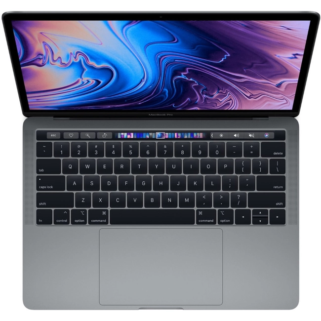 Ноутбук Apple MacBook Pro 13 Touch Bar 2019 Space Gray Z0W4000QD (13.3 ", WQXGA 2560x1600 (16:10), Core i7, 8 Гб, SSD, 128 ГБ, Intel Iris Plus Graphics)