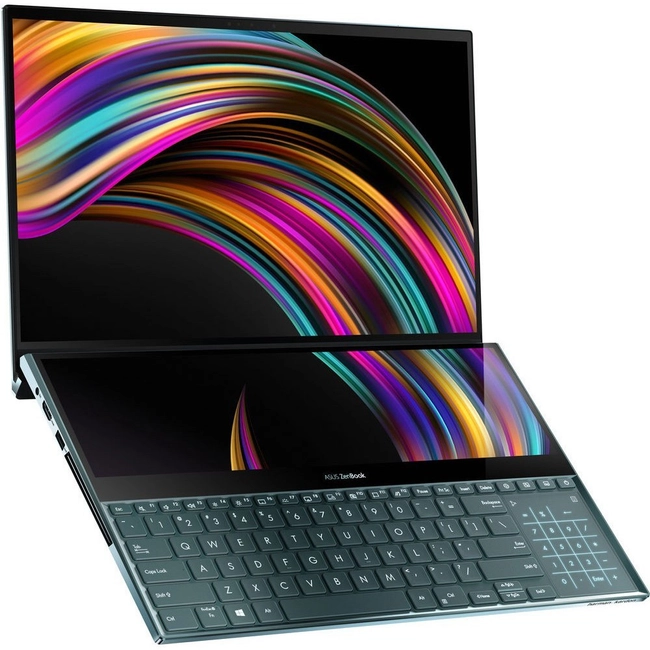 Ноутбук Asus ZenBook Pro Duo UX581LV-H2014R 90NB0RQ1-M02360 (15.6 ", 4K Ultra HD 3840x2160 (16:9), Intel, Core i9, 32 Гб, SSD, 1 ТБ, nVidia GeForce RTX 2060)