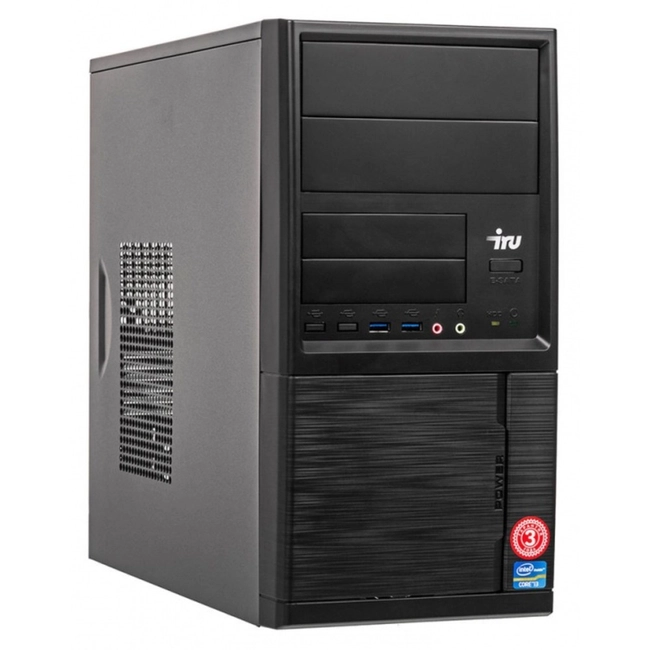 Персональный компьютер iRU Office 312 MT 1468911 (Pentium, G6400, 4, 8 Гб, DDR4-2400, SSD, Windows 10 Pro)