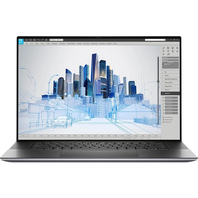 Ноутбук Dell Precision 5760 5760-0686 (17 ", WUXGA 1920x1200 (16:10), Intel, Core i7, 16 Гб, SSD, 1 ТБ)
