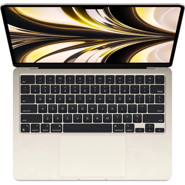 Ноутбук Apple MacBook Air 2022 MLY13RU/A (13.6 ", 2560x1664 (16:10), Apple, Apple M2 series, 8 Гб, SSD, 256 ГБ, Apple M2)