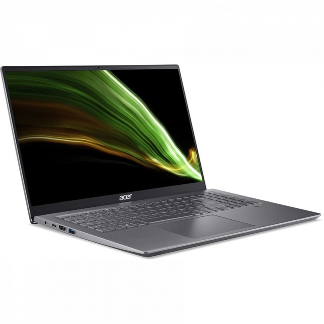 Ноутбук Acer Swift X SFX16-51G-51QA NX.AYKER.004 (16 ", FHD 1920x1080 (16:9), Intel, Core i5, 8 Гб, SSD, 512 ГБ, nVidia GeForce RTX 3050)