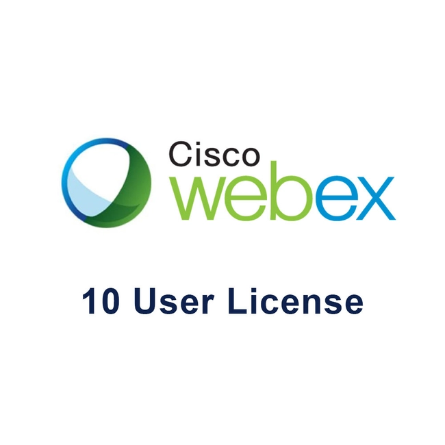 Лицензия Cisco Webex Meetings на 10 пользователей A-FLEX-NUCM-MC-10
