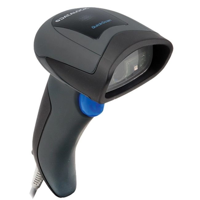Сканер штрихкода Datalogic QD2430 QD2430-BKK1 (USB, Черный, Ручной проводной, 2D)