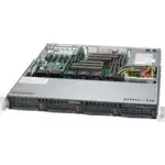 Сервер Supermicro CSE-813MTQ-R400CB/X11DPL SMR0131 (1U Rack, Xeon Silver 4112, 2600 МГц, 4, 8.25, 1 x 16 ГБ, LFF 3.5", 4)