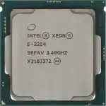 Серверный процессор Intel E-2224 (Intel, 4, 3.4 ГГц, 8)