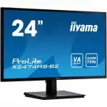 Монитор IIYAMA X2474HS-B2 (23.6 ", VA, FHD 1920x1080 (16:9), 75 Гц)