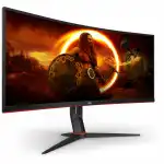 Монитор AOC CU34G2X/BK (34 ", VA, WQHD 3440x1440 (21:9), 144 Гц)