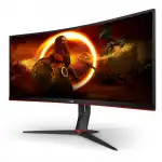 Монитор AOC CU34G2X/BK (34 ", VA, WQHD 3440x1440 (21:9), 144 Гц)