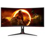 Монитор AOC CU34G2X/BK (34 ", VA, WQHD 3440x1440 (21:9), 144 Гц)
