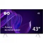 Телевизор Яндекс 43" умный телевизор с Алисой YNDX-00071 (43 ", Smart TV, Черный)