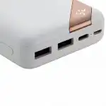Внешний аккумулятор (Power Bank) Canyon CNE-CPBP10W (10000 мАч, Белый)