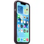 Аксессуары для смартфона Apple Чехол iPhone 13 Leather Case with MagSafe - Dark Cherry MM143ZM/A