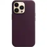 Аксессуары для смартфона Apple Чехол iPhone 13 Pro Leather Case with MagSafe - Dark Cherry MM1A3ZM/A