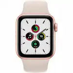 Apple Watch SE GPS, 40mm Gold Aluminium Case with Starlight Sport Band - Regular MKQ03GK/A