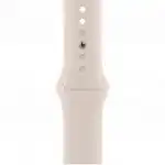 Apple Watch SE GPS, 40mm Gold Aluminium Case with Starlight Sport Band - Regular MKQ03GK/A