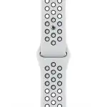 Apple Watch Nike SE GPS, 40mm Silver Aluminium Case with Pure Platinum/Black Nike Sport Band - Regular MKQ23GK/A