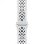 Apple Watch Nike SE GPS, 44mm Silver Aluminium Case with Pure Platinum/Black Nike Sport Band MKQ73GK/A