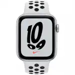 Apple Watch Nike SE GPS, 44mm Silver Aluminium Case with Pure Platinum/Black Nike Sport Band MKQ73GK/A