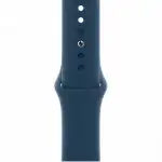 Apple Watch SE GPS, 44mm Silver Aluminium Case with Abyss Blue Sport Band MKQ43GK/A