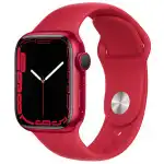 Apple Watch Series 7 GPS, 45mm (PRODUCT)RED Aluminium Case with (PRODUCT)RED Sport Band MKN93GK/A