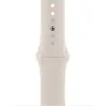 Apple Watch Series 7 GPS, 41mm Starlight Aluminium Case with Starlight Sport Band MKMY3GK/A