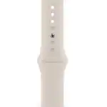 Apple Watch Series 7 GPS, 45mm Starlight Aluminium Case with Starlight Sport Band MKN63GK/A