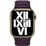 Аксессуары для смартфона Apple Ремешок 45mm Dark Cherry Leather Link - S/M ML7W3ZM/A