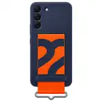 Аксессуары для смартфона Samsung Чехол для Galaxy S22 Silicone with Strap Cover EF-GS901TNEGRU