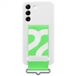 Аксессуары для смартфона Samsung Чехол для Galaxy S22 Silicone with Strap Cover EF-GS901TWEGRU