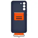 Аксессуары для смартфона Samsung Чехол для Galaxy S22 Plus Silicone with Strap Cover EF-GS906TNEGRU