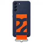 Аксессуары для смартфона Samsung Чехол для Galaxy S22 Plus Silicone with Strap Cover EF-GS906TNEGRU
