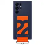 Аксессуары для смартфона Samsung Чехол для Galaxy S22 Ultra Silicone with Strap Cover EF-GS908TNEGRU