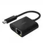 Переходник Belkin USB-C - Ethernet 60W INC001BTBK