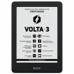 ONYX BOOX 6" E-Ink ONYX VOLTA 3 BLACK