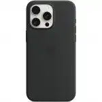 Аксессуары для смартфона Apple Чехол для iPhone 15 Pro Max Silicone Case with MagSafe - Black MT1M3ZM/A
