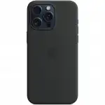 Аксессуары для смартфона Apple Чехол для iPhone 15 Pro Max Silicone Case with MagSafe - Black MT1M3ZM/A