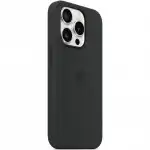 Аксессуары для смартфона Apple Чехол для iPhone 15 Pro Silicone Case with MagSafe - Black MT1A3ZM/A