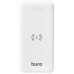 Внешний аккумулятор (Power Bank) Buro BPW10E BPW10E10PWT (10000 мАч, Белый)