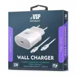 BoraSCO  Power Delivery 20W Type-C - Type-C 3A White 50635 (20)