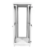 Серверный шкаф ЦМО Шкаф телекоммуникационный напольный 42U (800 × 800) дверь стекло, цвет чёрный ШТК-М-42.8.8-1ААА-9005