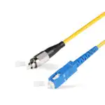 Оптический патч-корд АЗОП SС/UPC-FC/UPC SM 9/125 Simplex 3.0мм 1.5 м