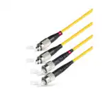 Оптический патч-корд АЗОП 2FC/UPC-2ST/UPC SM 9/125 Duplex 3.0мм 3 м