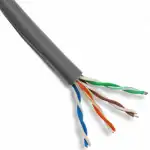 Кабель витая пара CROWN micro Сетевой кабель (cat.5e) бухта 305 метров UTP CMU-CC02 Black